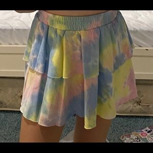 tie dye boutique skirt-never worn with tags